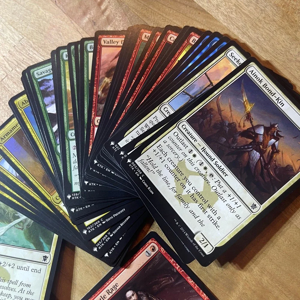 Magic The Gathering MTG 74 Card Lot Khans Fate Reforged Dragons of Tarkir Foil